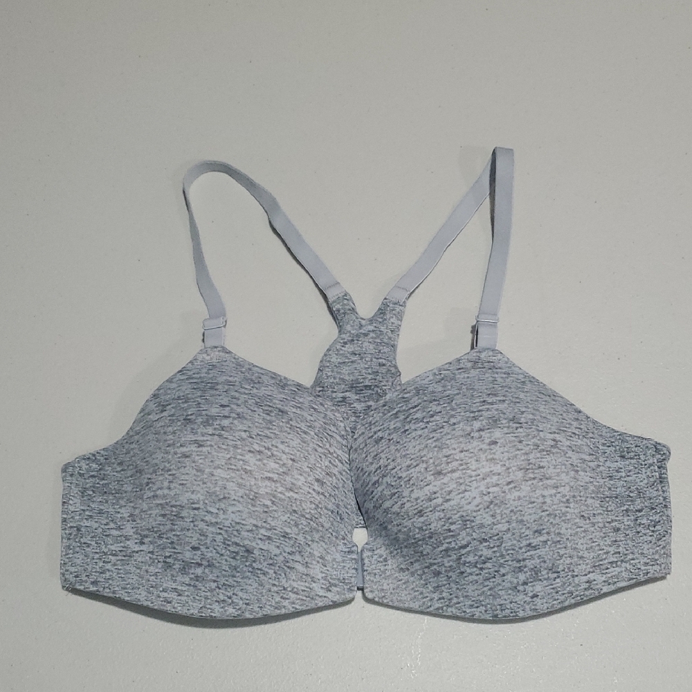 Soma Heathered Gray Wirefree Racerback Bra